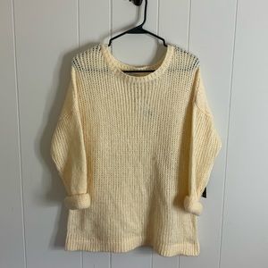 Cream Forever 21 Sweater